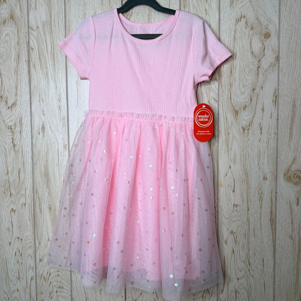 Wonder Nation Pink Toddler Girls Tutu Dress